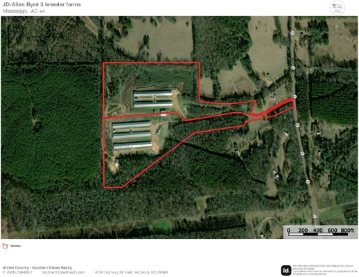 Carthage MS Turnkey 5-House Breeder Poultry Farm