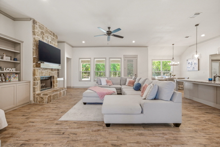 Custom-Built Country Retreat with Pool, Pool House, Theater Room - image 17