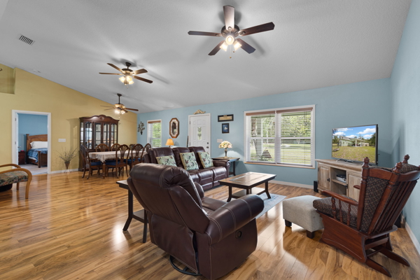Gilchrist County Home on 10 Acres with Guesthouse and Pond