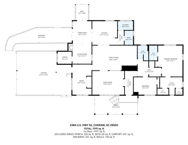 25-Acre Cheraw SC Brick Ranch Home with Workshop & Flex Space - image 4