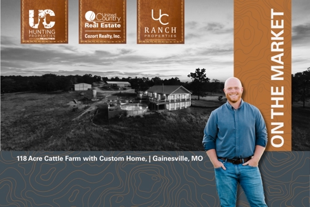 118-Acre Cattle Farm with Custom Home | Gainesville, MO - image 1