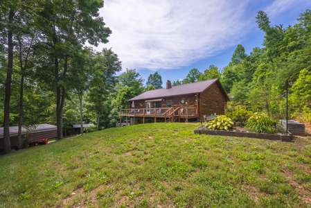 Log Home on Acreage-Hancock County Tennessee For Sale-Thorn Hill - image 1
