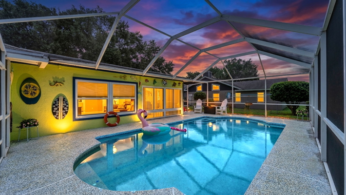 South Lakeland, Pool, 4 Bedrooms, 2 Baths, Large AC Florida Rm,