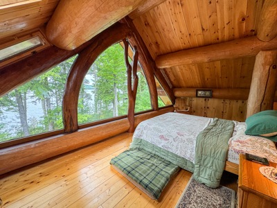 A Log Home Masterpiece in the Maine Woods on West Lake - image 31