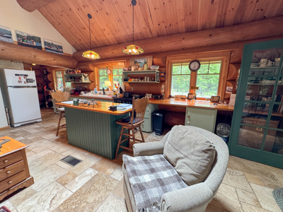 A Log Home Masterpiece in the Maine Woods on West Lake - image 17