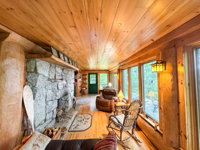 A Log Home Masterpiece in the Maine Woods on West Lake - image 25