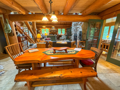 A Log Home Masterpiece in the Maine Woods on West Lake - image 23