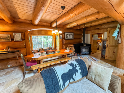 A Log Home Masterpiece in the Maine Woods on West Lake - image 21