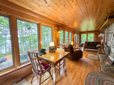 A Log Home Masterpiece in the Maine Woods on West Lake - image 24
