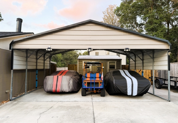 Block Home with Huge Garage, Storage, Paved & Covered Parking