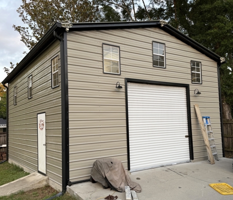 Block Home with Huge Garage, Storage, Paved & Covered Parking