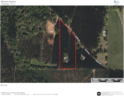Amite County MS House with 10 Acres