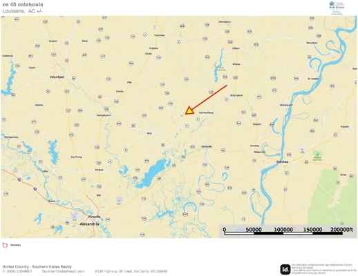 45± Acres in Aimwell, LA with Ford Creek Frontage