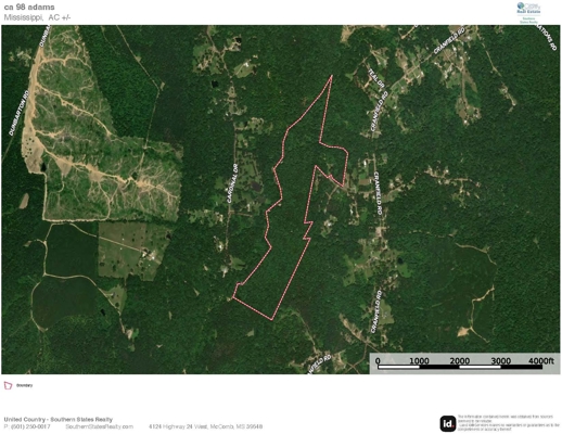 98± Acres in Natchez, MS on Second Creek