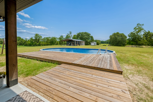 2024 home on 5 acres with pool and pole barn