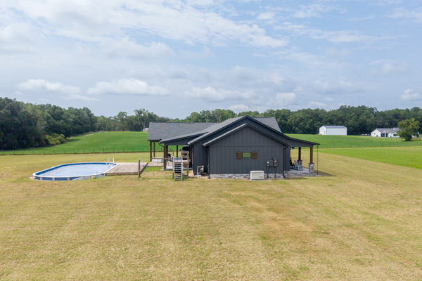 2024 home on 5 acres with pool and pole barn