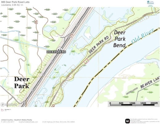 Old River Waterfront Lot Near Vidalia, LA