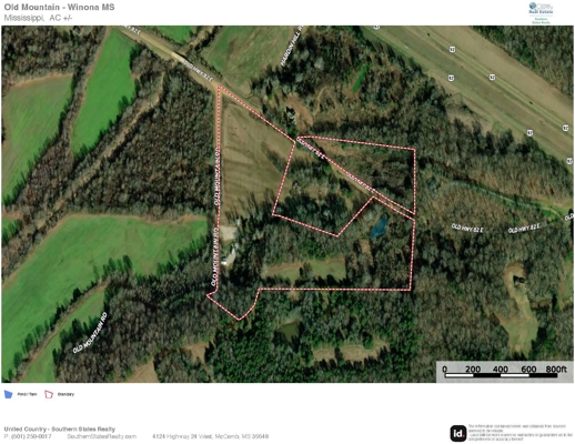 Old Mountain Park — 23.8 Acres in Winona, Mississippi