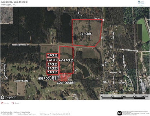 30 Acres for Sale with Public Sewer, Water and Natural Gas