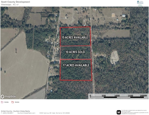 17 Acres for Sale in Forest, Scott County, MS