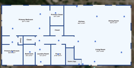 Two Story Log Home With Mountain Views Adjoins BLM - image 29