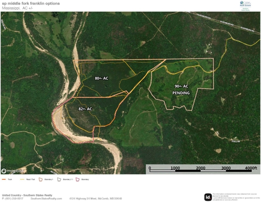 80± Acre Riverfront Hunting Land Near Meadville, MS