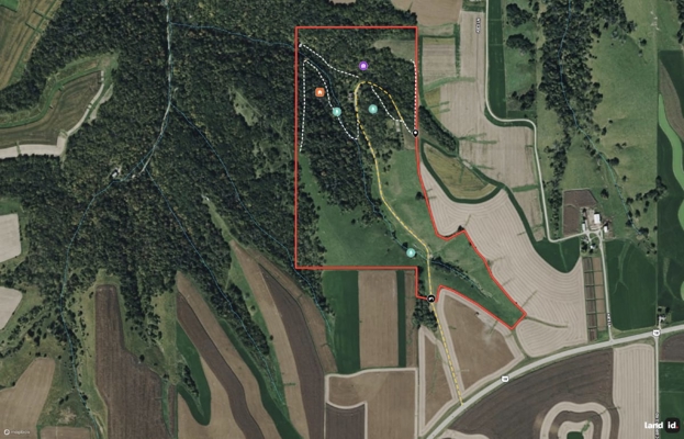 96.25-Acre Log Home, Pasture & Recreational Estate in Grant Cty