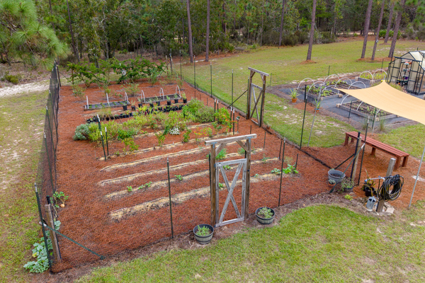 Home on Private 20 Acre Property In Williston, FL
