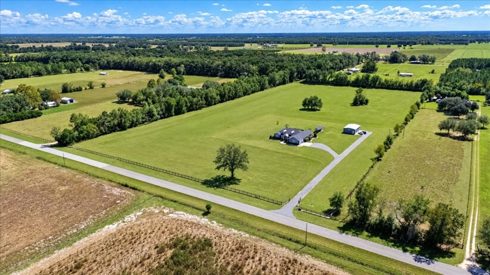 20 Acre Luxury Home With Heated Pool And Steel Barn In Trenton FL