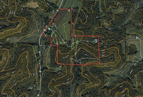 95.02-Acre Premier Whitetail Hunting Estate with Log Cabin, Pond