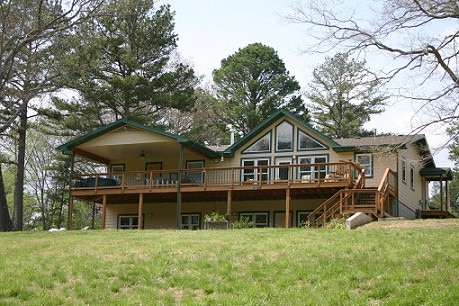View Of Home From River