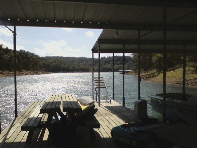 View Towards From Dock At Low Lake Level