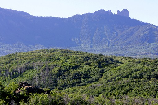 View Of West Elk Mountains From Property