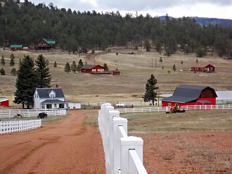 Entering The Lane To The Property