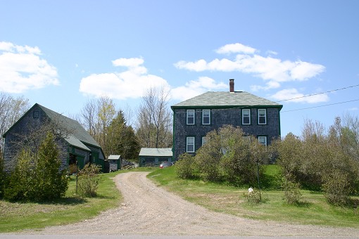 Exterior Front House And Barns