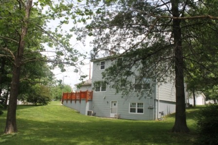 Back View Of Home