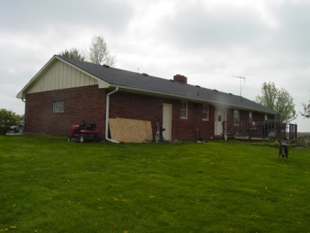 Back View Of Home