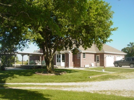 Back View Of Home