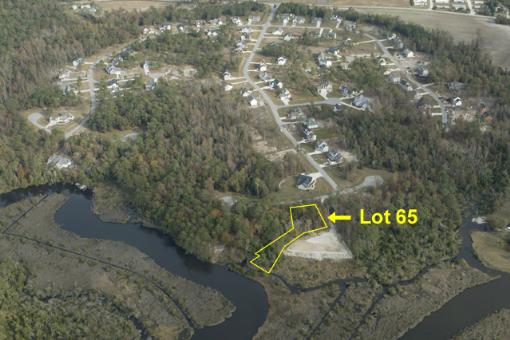 Aerial View With Lot Shown