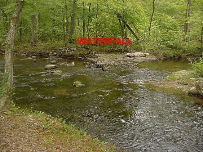 Partial View Of Waterfall