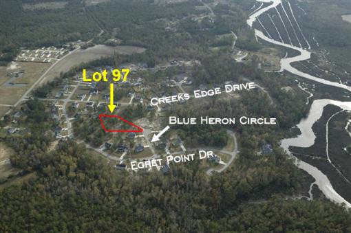 Aerial Photo Showing Location Of Lot
