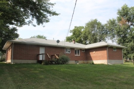 Back View Of Home