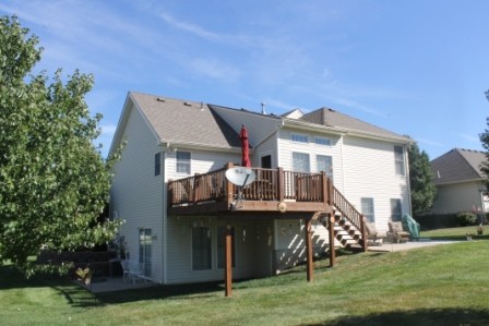 Back View Of Home