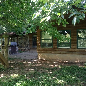 Front Of Earth Berm
