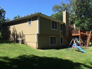 Back View Of Home