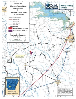 Moores Creek Location Map