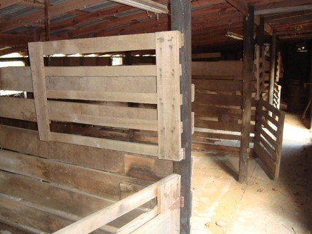 Stalls Inside Barn
