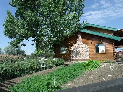 Garden Area/rock Chimney
