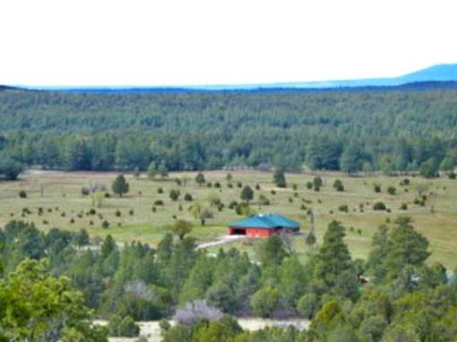 View Of Home Across Valley