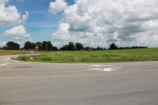 View Eastward, Hwy 100 & Raines Corner Parcel